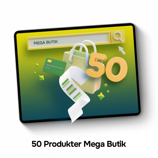 50 Produkter Mega Butik
